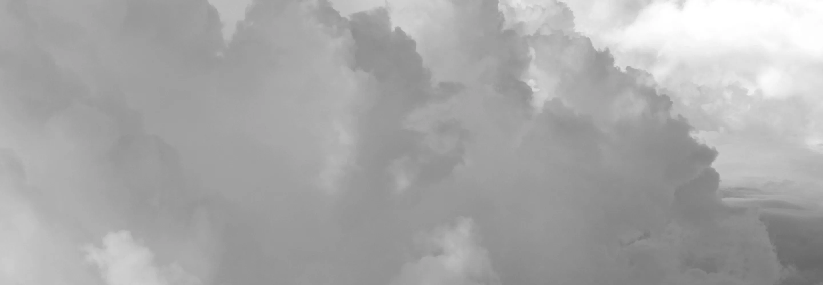 Cloud formation, monochrome